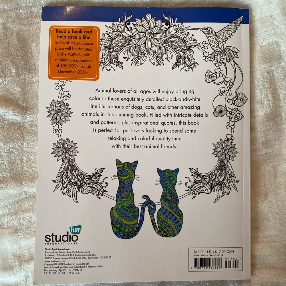 Amazing Animals Coloring Book - Picture 2 of 5